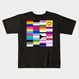 LGBT+ Prid Flags Kids T-Shirt